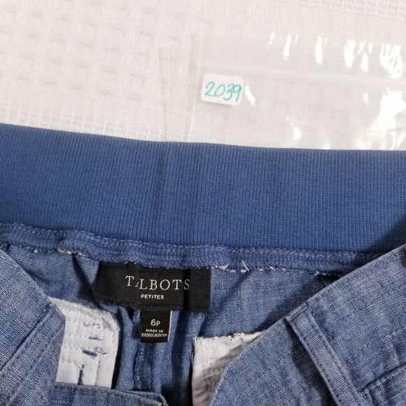 Talbots Blue Denim Mid rise Cropped Pants - Picture 11 of 12